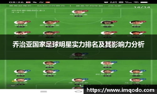 乔治亚国家足球明星实力排名及其影响力分析